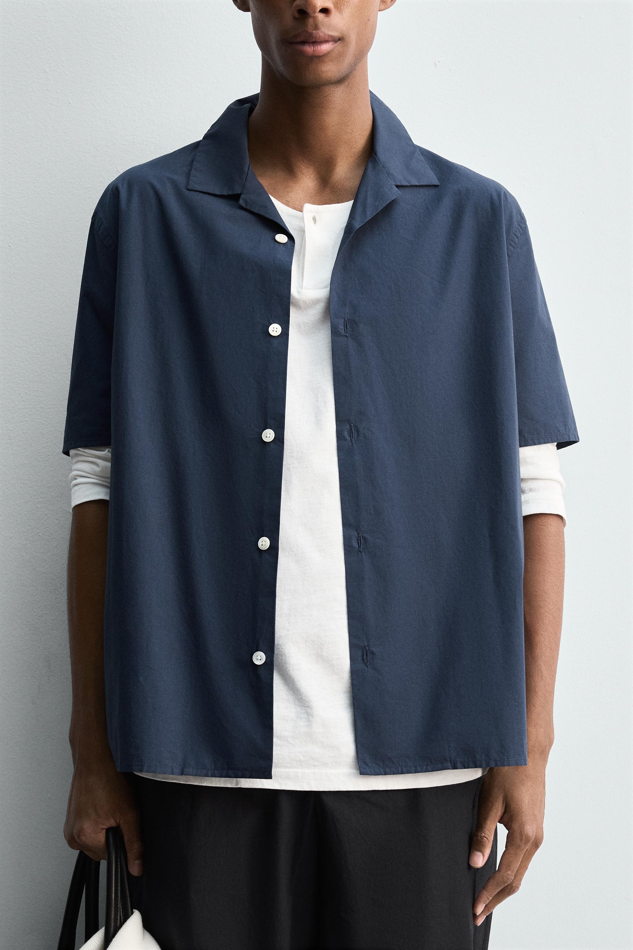 RELAXED FIT POPLIN SHIRT